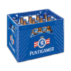 Puntigamer in der Mehrwegkiste mit 20 Flaschen à 0,5 l